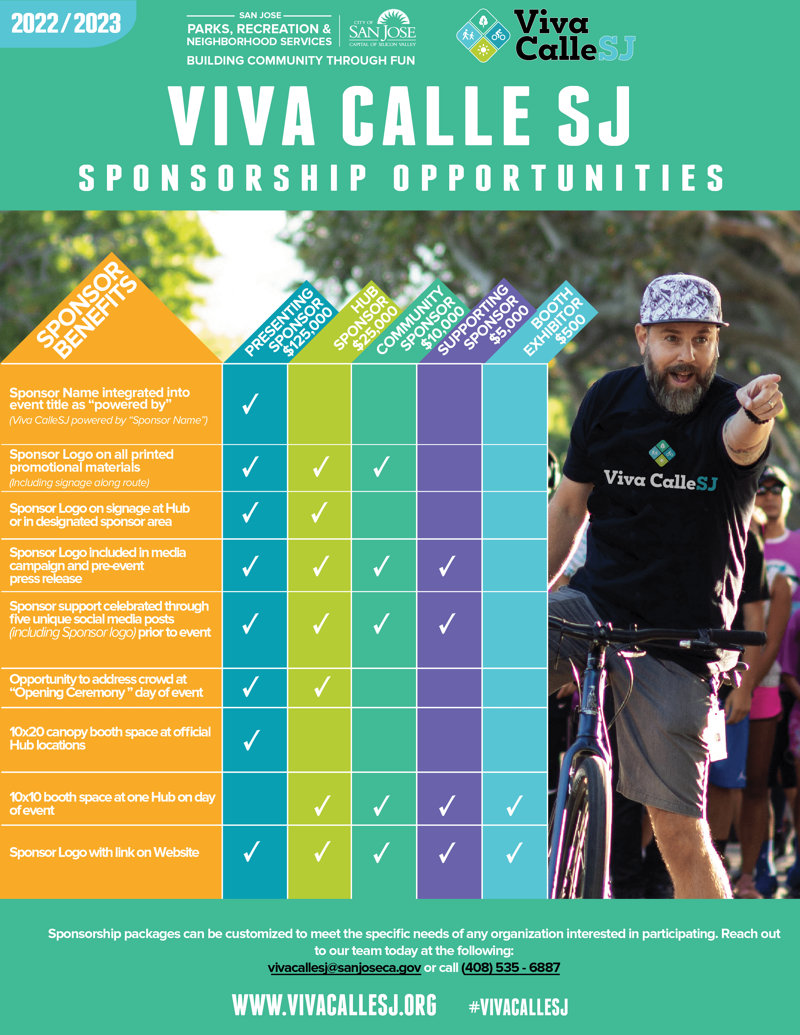 Viva Calle SJ Sponsorship Opportunities