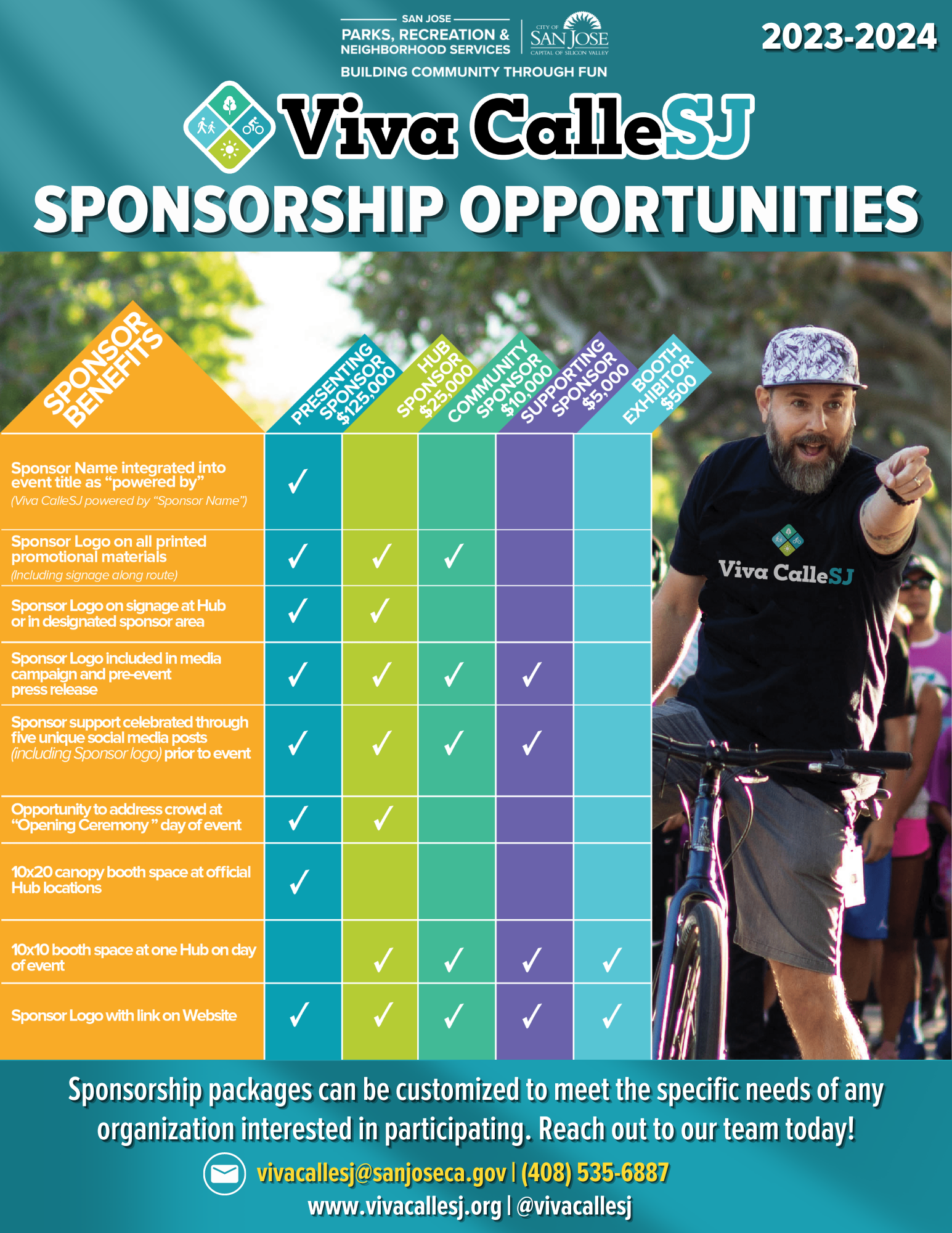 Viva Calle SJ Sponsorship Opportunities